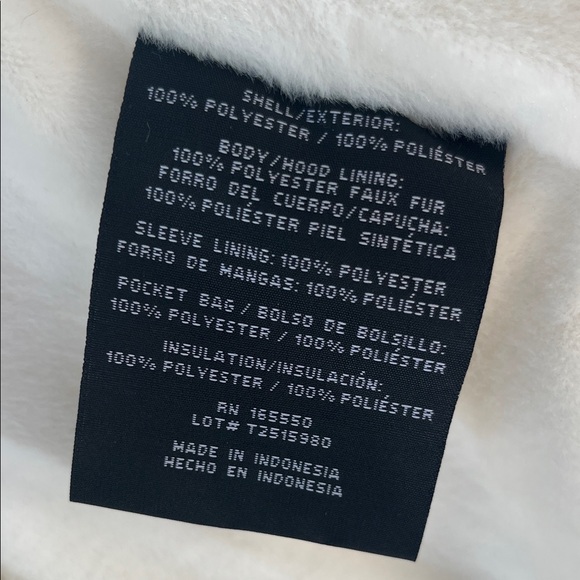 32 Degrees Women's Cream Puffer Jacket Medium Women’s NWT - Picture 5 of 13